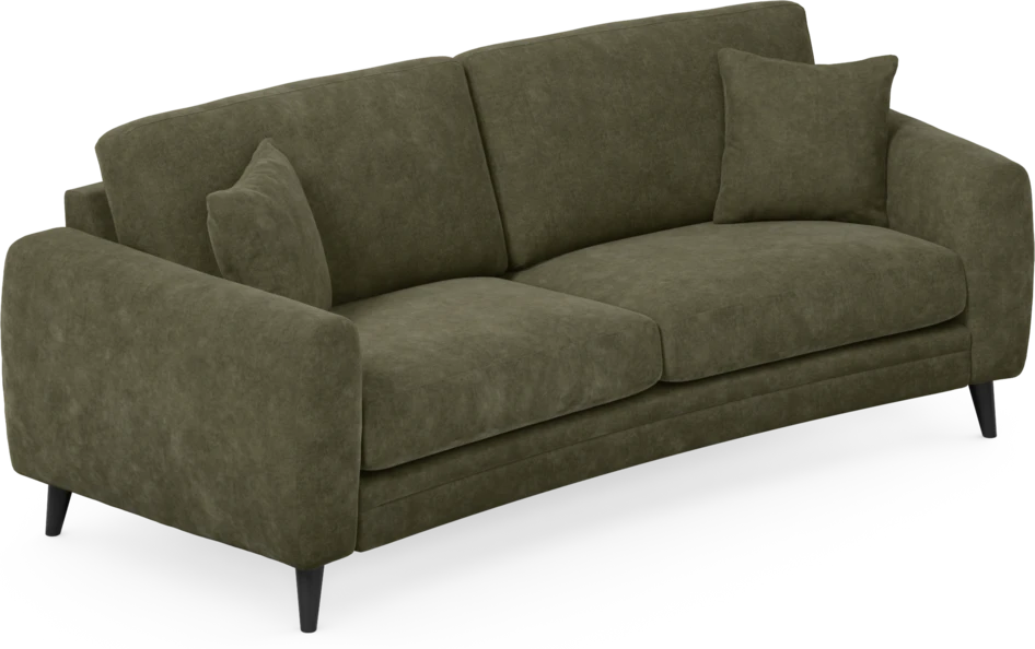 Eden - 2,5-sits soffa svängd - Grön
