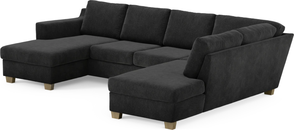 Friday - 3-sits soffa med schäslong vänster och divan höger - Blå