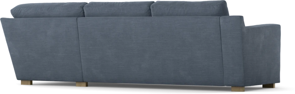 Friday - 2,5-sits soffa med divan höger - Blå