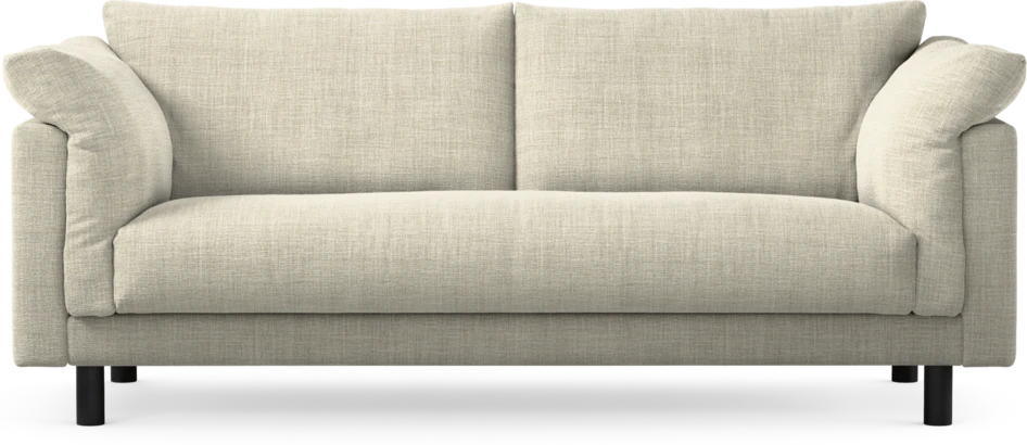 Cherrie - 2,5-sits soffa, hel dyna, fast klädsel - Beige