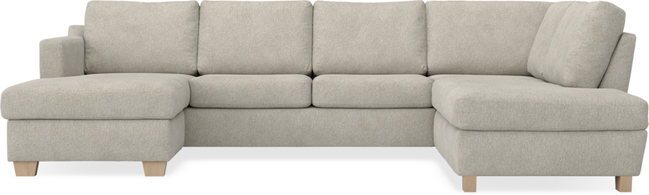 Friday - 3-sits soffa med schäslong vänster och divan höger - Beige