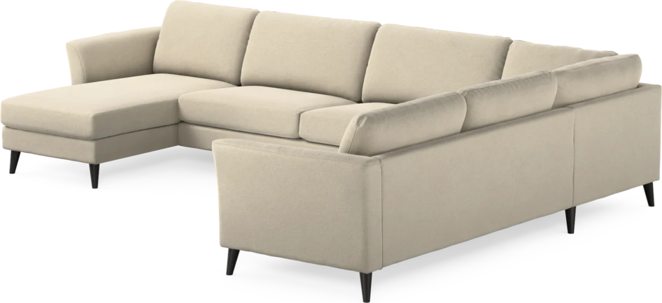 Bridge - Hörnsoffa, 3+2-sits med schäslong vänster - Beige