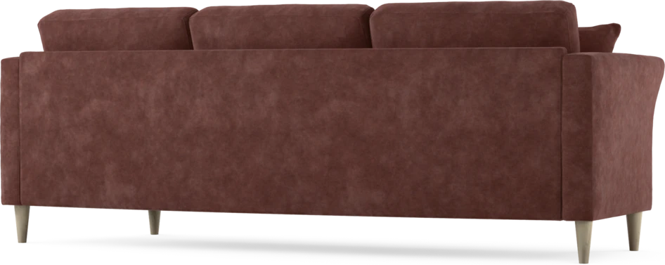 Eden - 3-sits soffa svängd - Röd