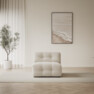 Bella - 1-sits utan armstöd - Beige