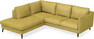 Madison - 2-sits soffa med divan vänster - Gul
