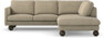 Madison Lux - 2-sits soffa med divan höger - Beige