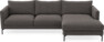 Impression Delux - 3-sits soffa med schäslong höger - Grå