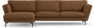 Madison Lux - 3-sits soffa med schäslong vänster - Brun