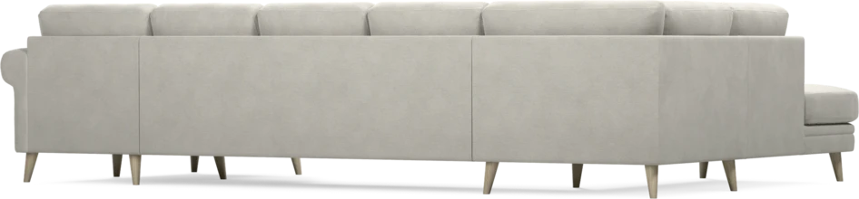 Eden - 3-sits soffa med divan vänster och schäslong höger - Grå