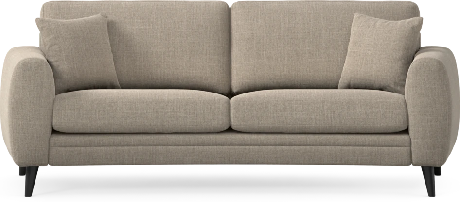 Eden - 2,5-sits soffa svängd - Beige