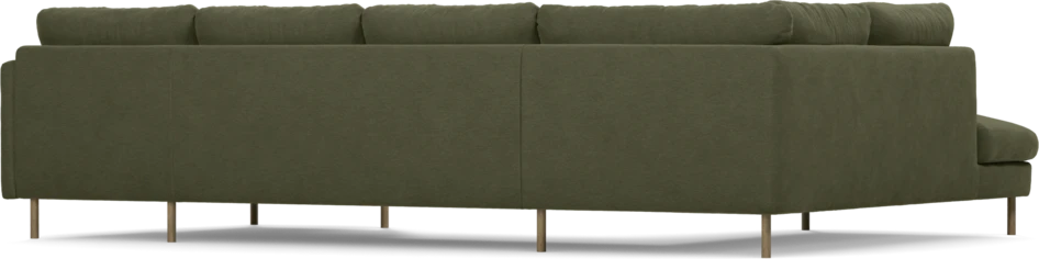 Madison Lux - 2-sits soffa med divan vänster och schäslong höger - Grön