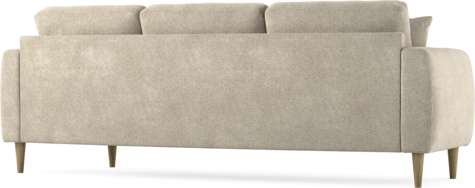 Eden - 3-sits soffa svängd - Beige