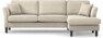 Eden - 2,5-sits soffa med schäslong - Beige