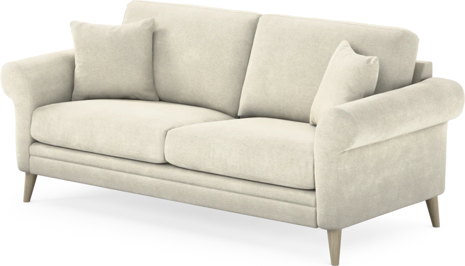 Eden - 2,5-sits soffa - Vit