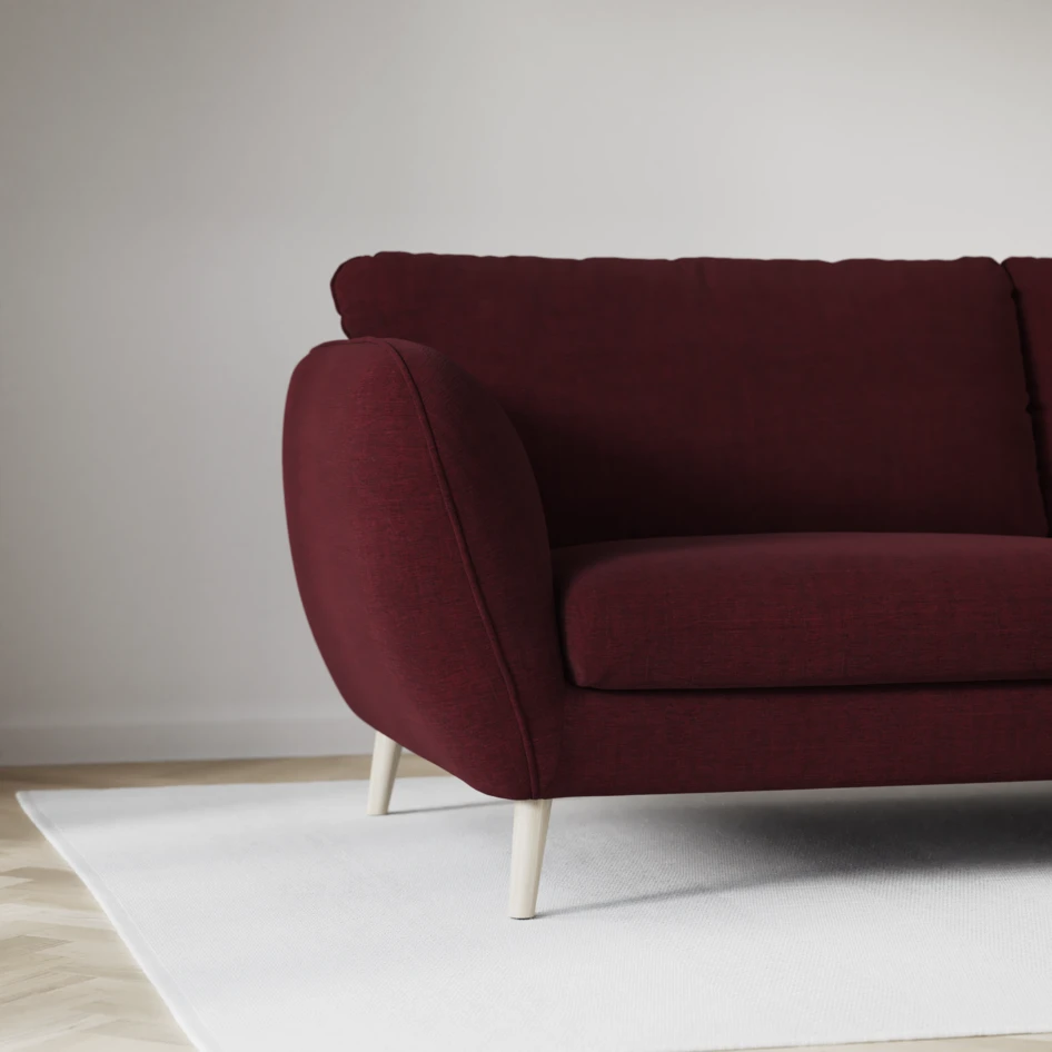 Madison Lux - Hörnsoffa 2+3-sits, hörn 2 - Röd