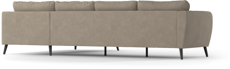 County - 3-sits soffa med divan höger - Beige