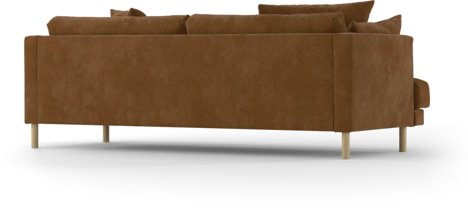 Harper - 3-sits soffa, hel dyna - Orange
