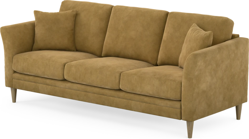 Eden - 3-sits soffa - Gul