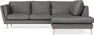 Madison - 2-sits soffa med divan höger - Grå