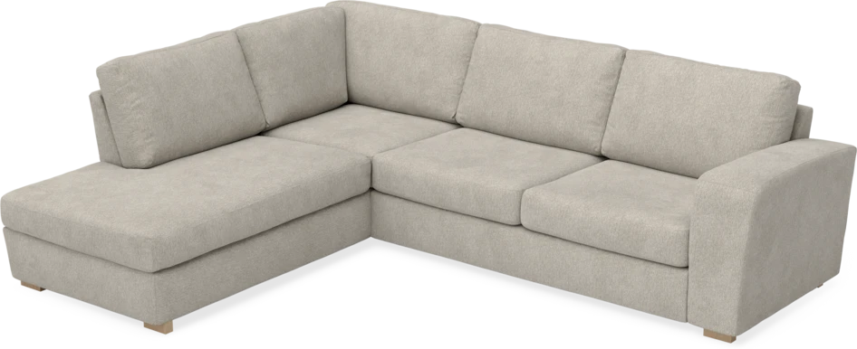 Friday - 2,5-sits soffa med divan vänster - Beige