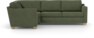 Friday - Hörnsoffa, 1,5+2,5-sits - Grön