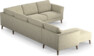 Bridge - Hörnsoffa, 3+2-sits med schäslong vänster - Beige