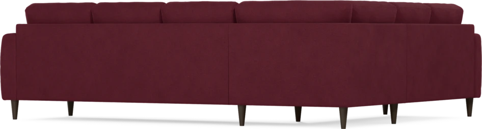 Eden - Hörnsoffa, 2+3-sits - Röd