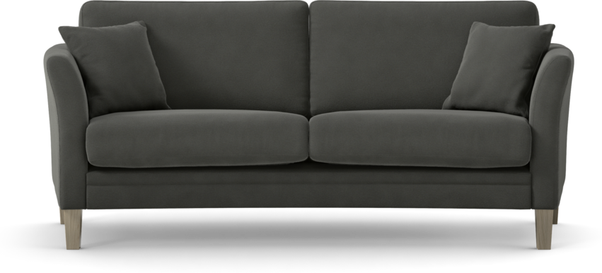 Eden - 2,5-sits soffa svängd - Grå