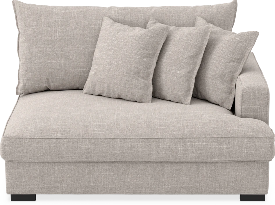 Rossi - 2-sits med armstöd höger - Beige