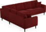 Eden - Hörnsoffa, 2+3-sits - Röd