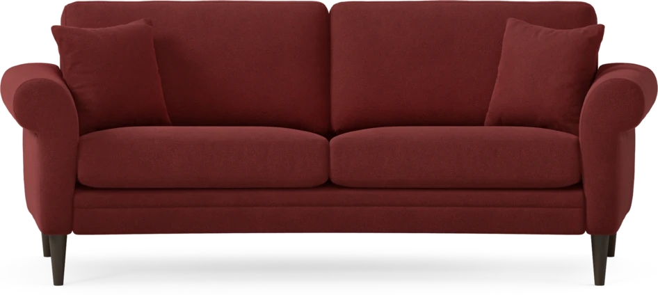 Eden - 2,5-sits soffa svängd - Röd