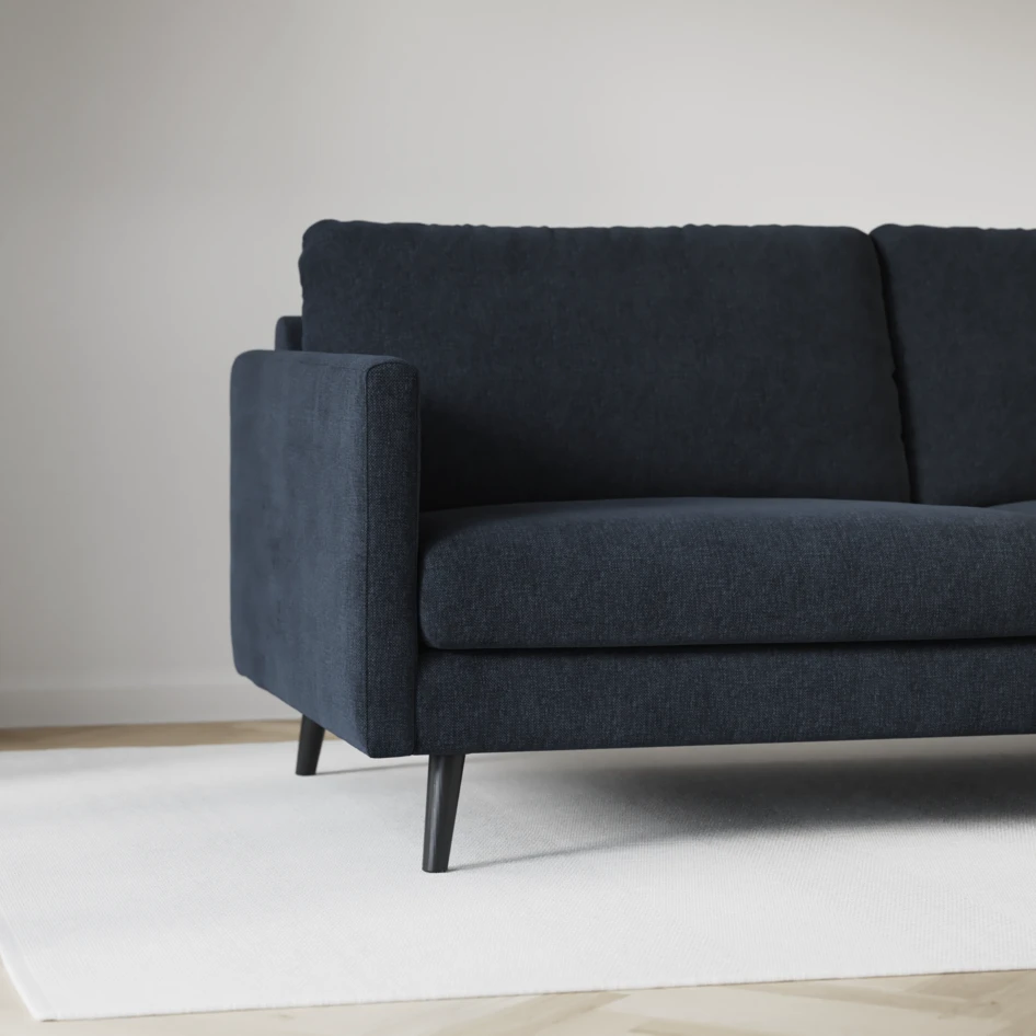 Madison Lux - 2-sits soffa med divan vänster och schäslong höger - Blå