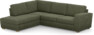 Friday - 2,5-sits soffa med divan vänster - Grön