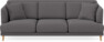 Macy Lux - 3-sits soffa XL - Grå