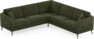 Eden - Hörnsoffa, 2,5+2,5-sits - Grön