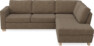 Friday - 2,5-sits soffa med divan höger - Brun