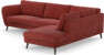 Madison Lux - 3-sits soffa med divan höger - Rosa