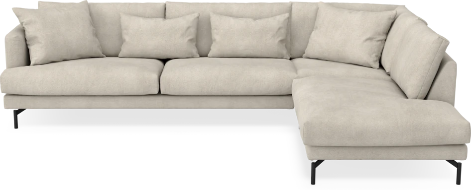 Harper - 3-sits soffa med divan höger - Beige