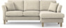 Eden - 2-sits soffa med schäslong - Beige