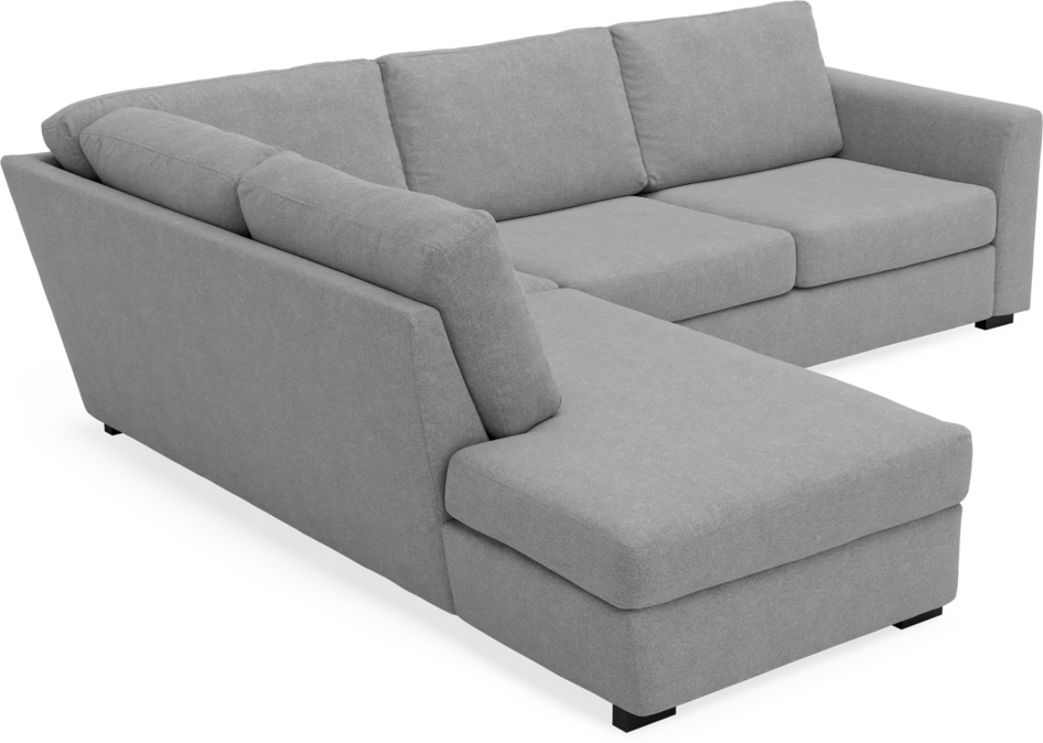 Friday - 2,5-sits soffa med divan vänster - Grå