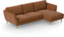 Madison - 2-sits soffa med schäslong höger - Orange