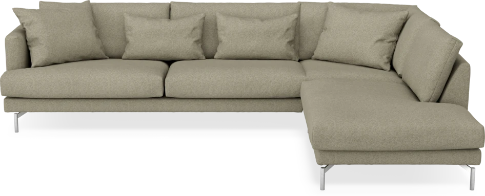 Harper - 3-sits soffa med divan höger - Beige
