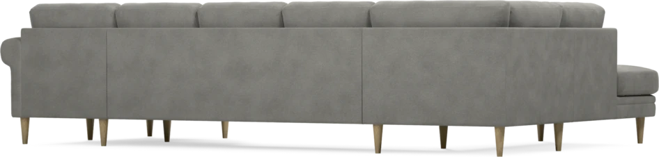 Eden - 3-sits soffa med divan vänster och schäslong höger - Grå