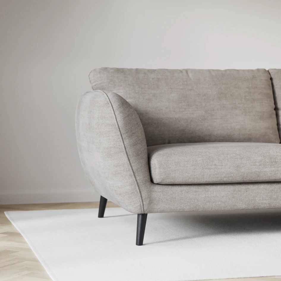 Madison Lux - Hörnsoffa med schäslong höger - Beige