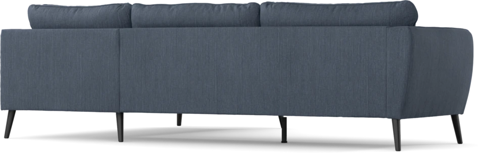 County - 2,5-sits soffa med divan höger - Blå