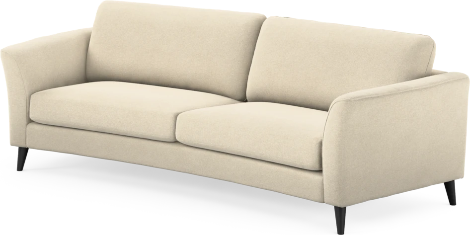 Bridge - 3-sits soffa svängd - Beige