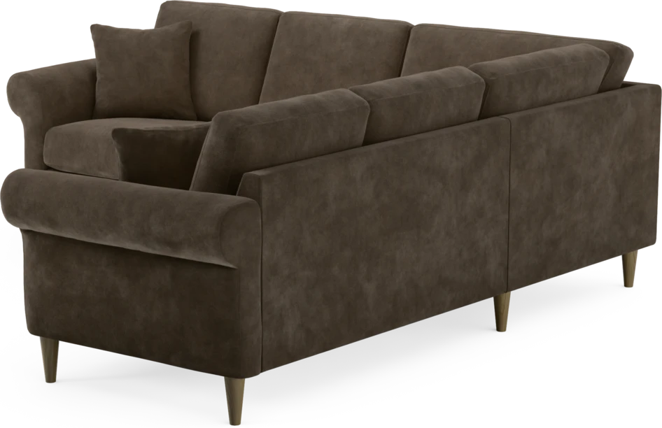 Eden - Hörnsoffa, 2+2-sits - Brun