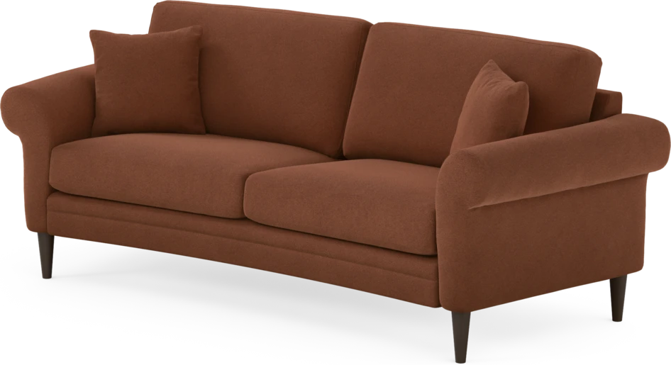 Eden - 2,5-sits soffa svängd - Orange