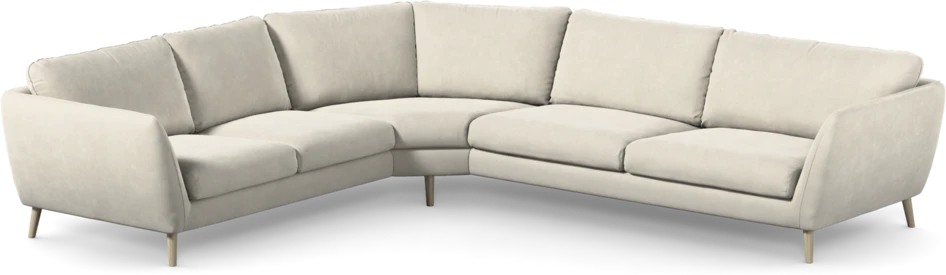 Madison Lux - Hörnsoffa 2+3-sits, hörn 2 - Vit