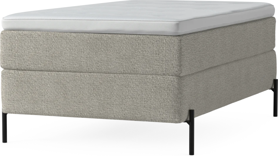 Delux Exclusive - Kontinentalsäng, enkelsäng 120 cm med bäddmadrass och sängben